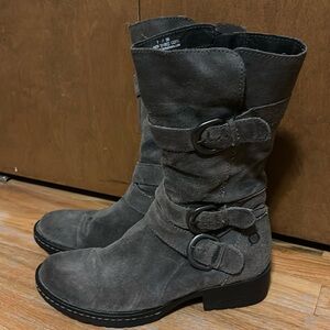 Born, Athleta-exclusive motor boot, grey, sz 7